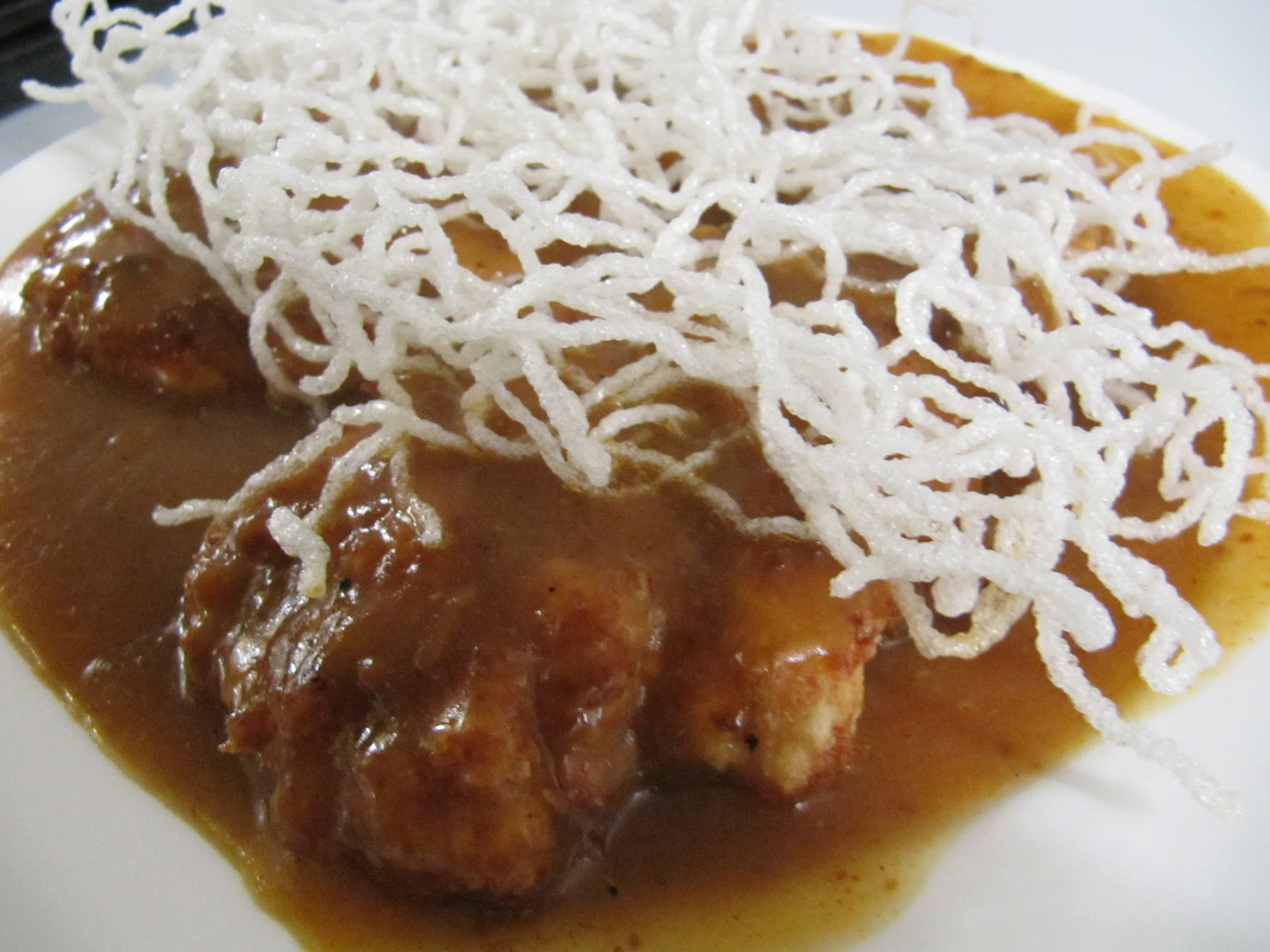 Chicken Katsu in Spicy Satay sauce