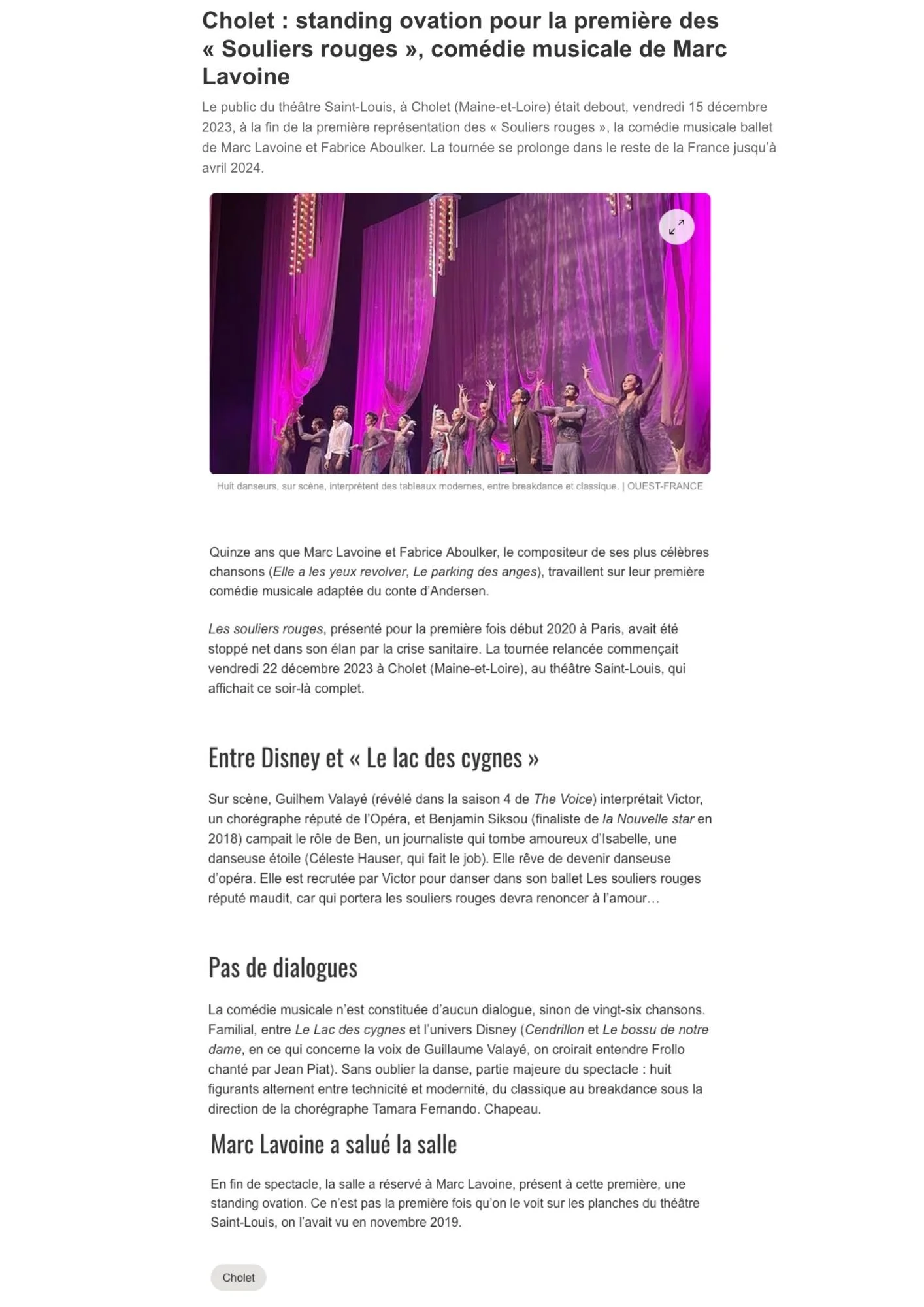 Les souliers rouges 2020 hotsell