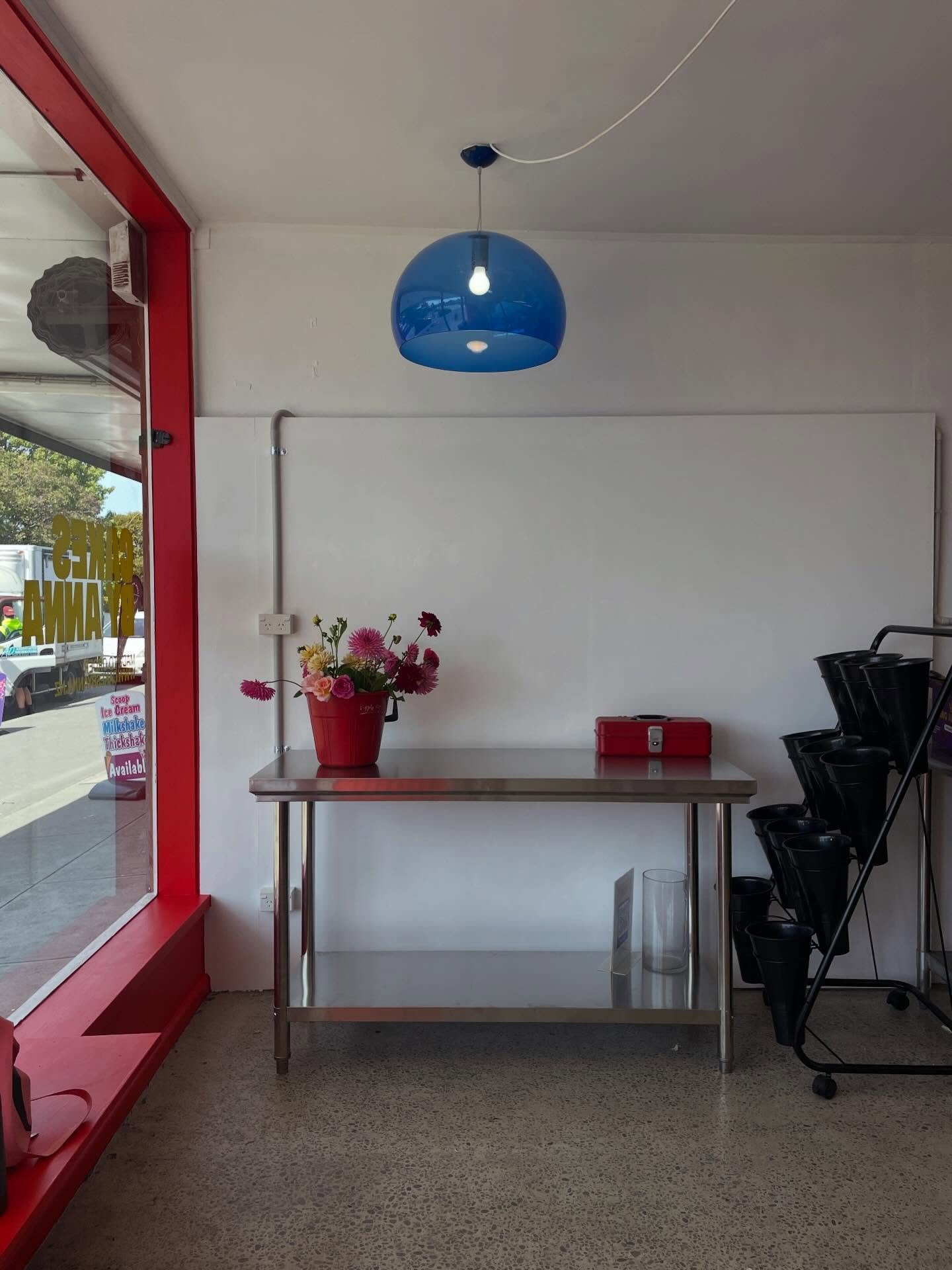 Excited to have a little corner in @cakesbyanna new kitchen. V lucky to have her support 💙❤️ couldn&rsquo;t do it without her