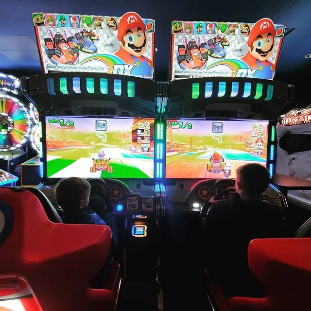 07-MAR-2020: Dave and Buster's Groupon for the win! Had a great time hanging out with Joseph and the boys yesterday afternoon. 😊 #photoaday2020 #mariokart