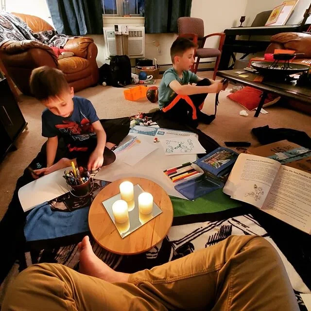 12-MAR-2020: The boys are LOVING our family Virtues meeting and this one on cleanliness gave a perfect opportunity to talk about Corona virus and why they're staying home from school for the next 2 weeks. #photoaday2020 #covid_19