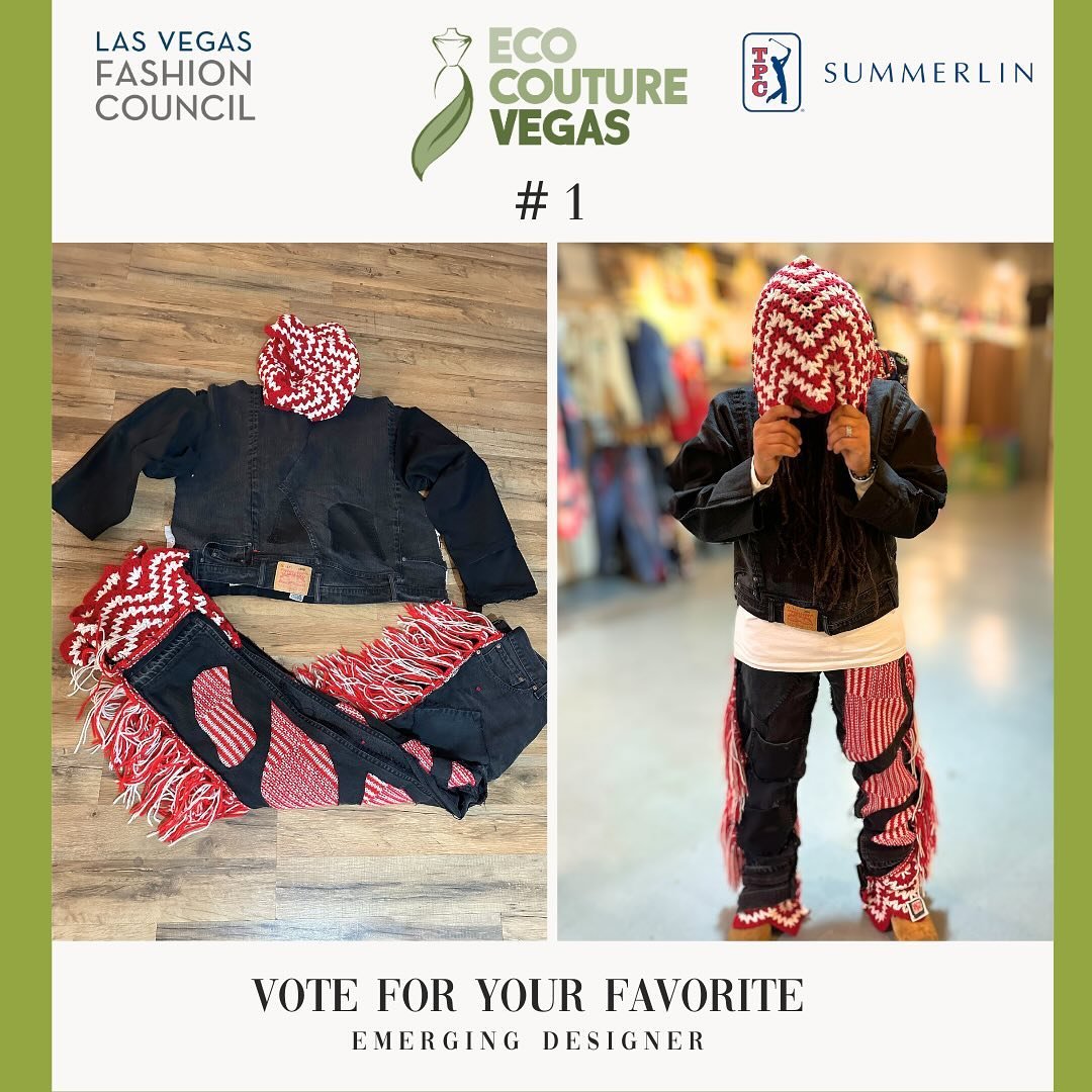 Take a look at the reinvented designs by our Student &amp; Emerging Designers for the Eco Couture Vegas Upcycle Design Competition 😍 Let us know which is your favorite down in the comments ⬇️ and also make sure you place your official vote by tappin