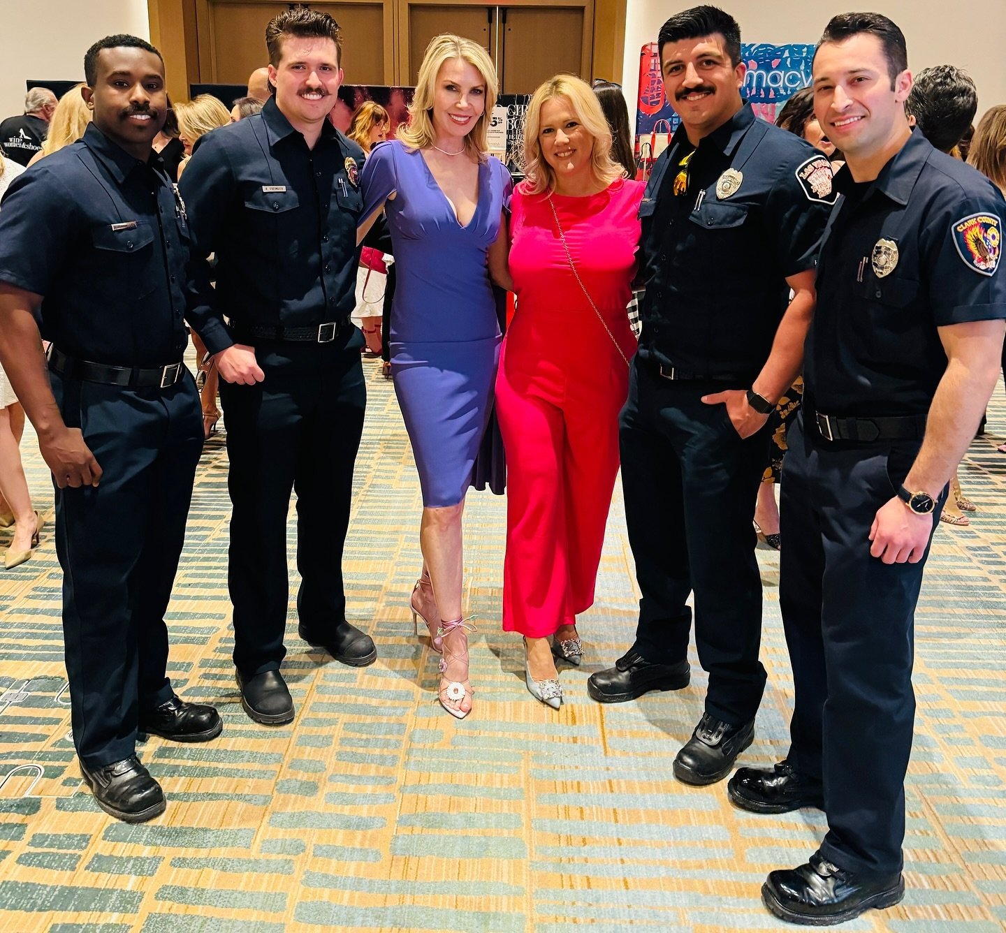 The Las Vegas Fashion Council is delighted to support the @theburnfoundation with its annual #FirefighterAuction coming up on June 7th. The firefighters have been making their way around town to highlight the bachelors at multiple Las Vegas Fashion C