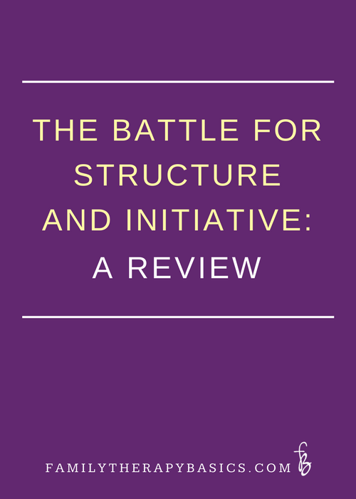 The Therapist's Battle for Structure and Initiative: A Review