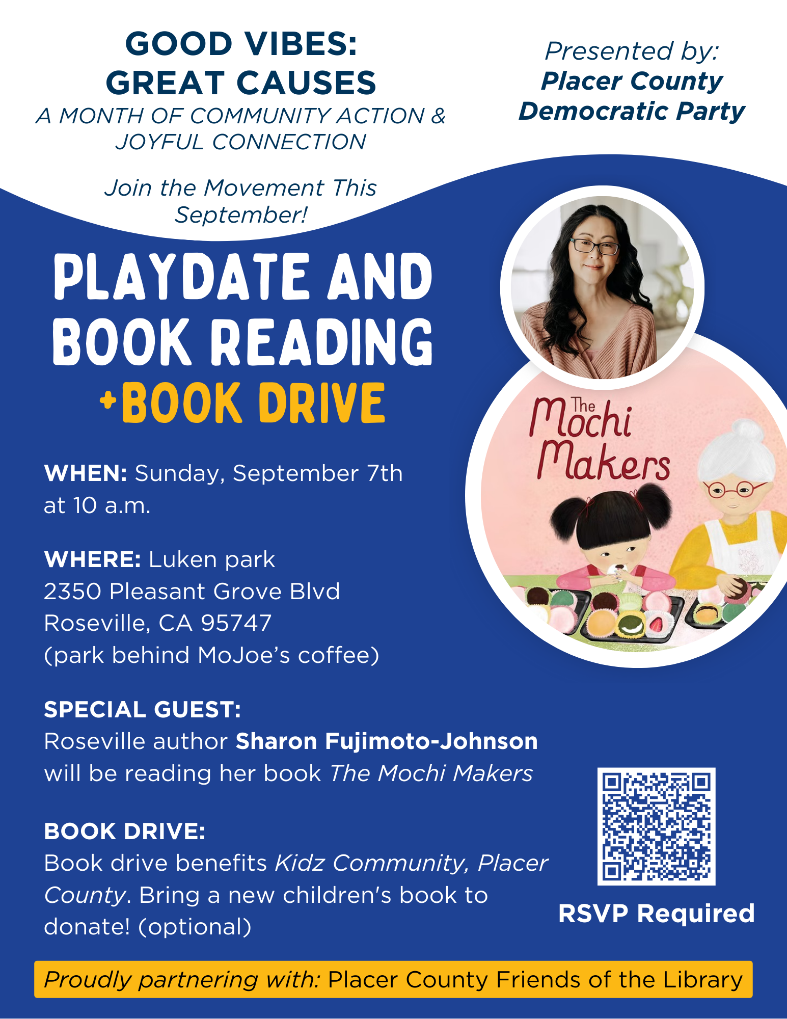 Playdate and Book Reading + Book Drive