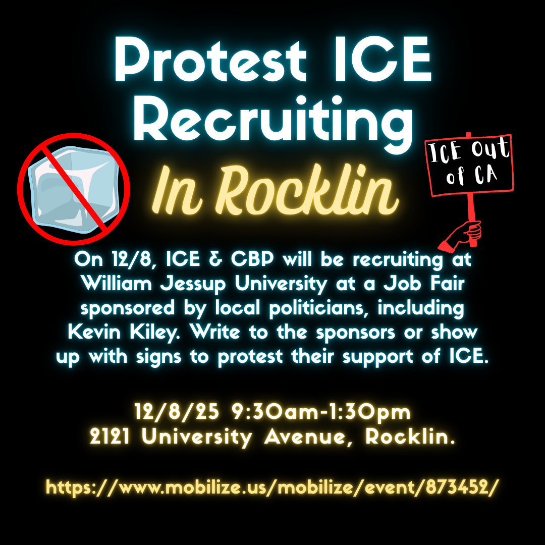 Protest ICE Recruiting in Rocklin