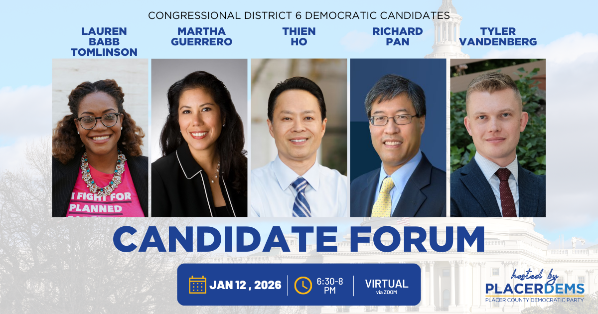 Congressional District 6 Democratic Candidate Forum