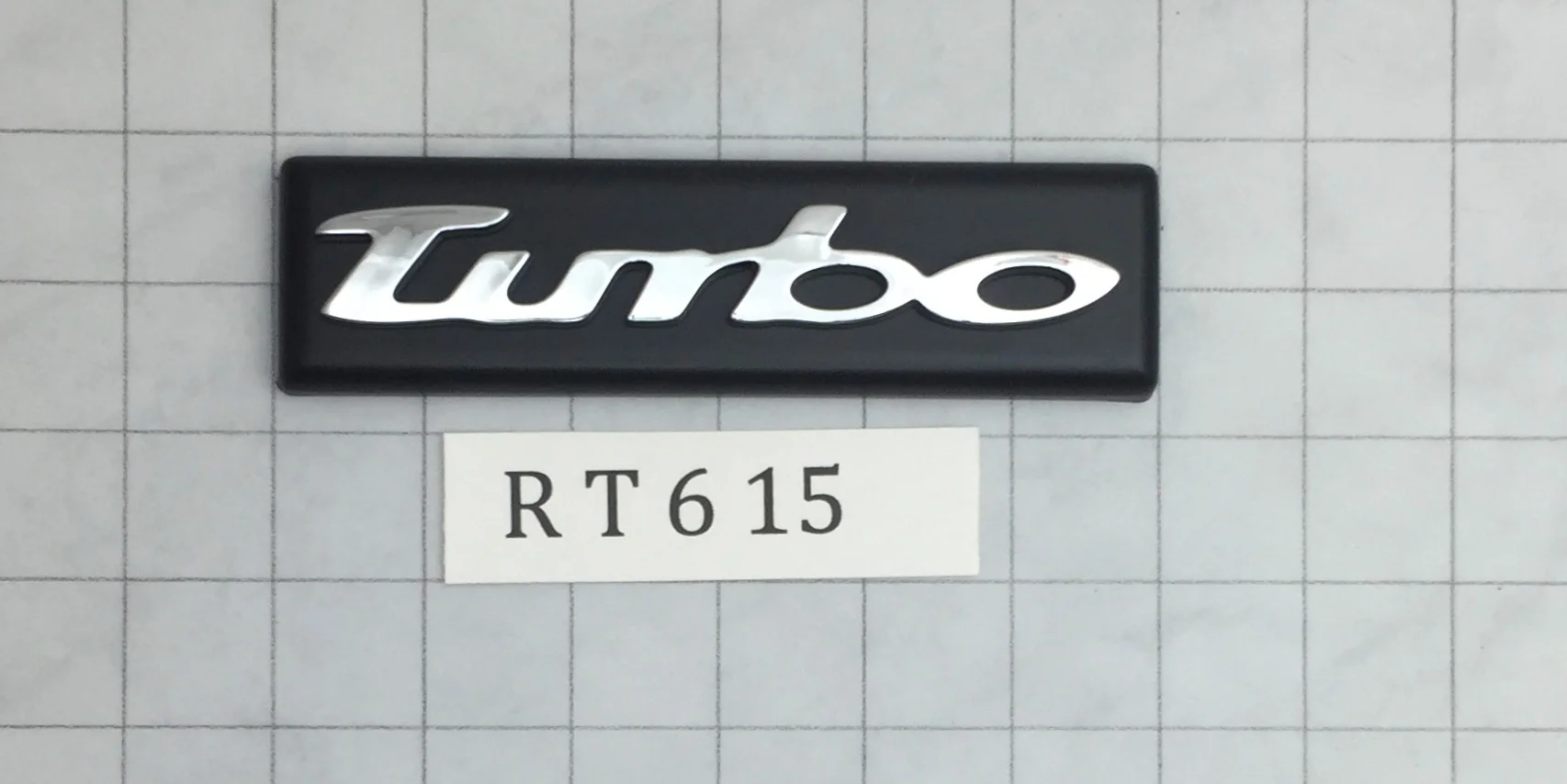 R T 6 15  Rear car model cover Rectangular 6" x 1.5"