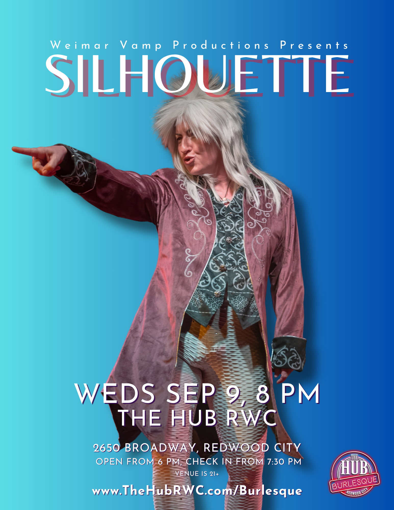 Silhouette: Burlesque and Drag in Redwood City