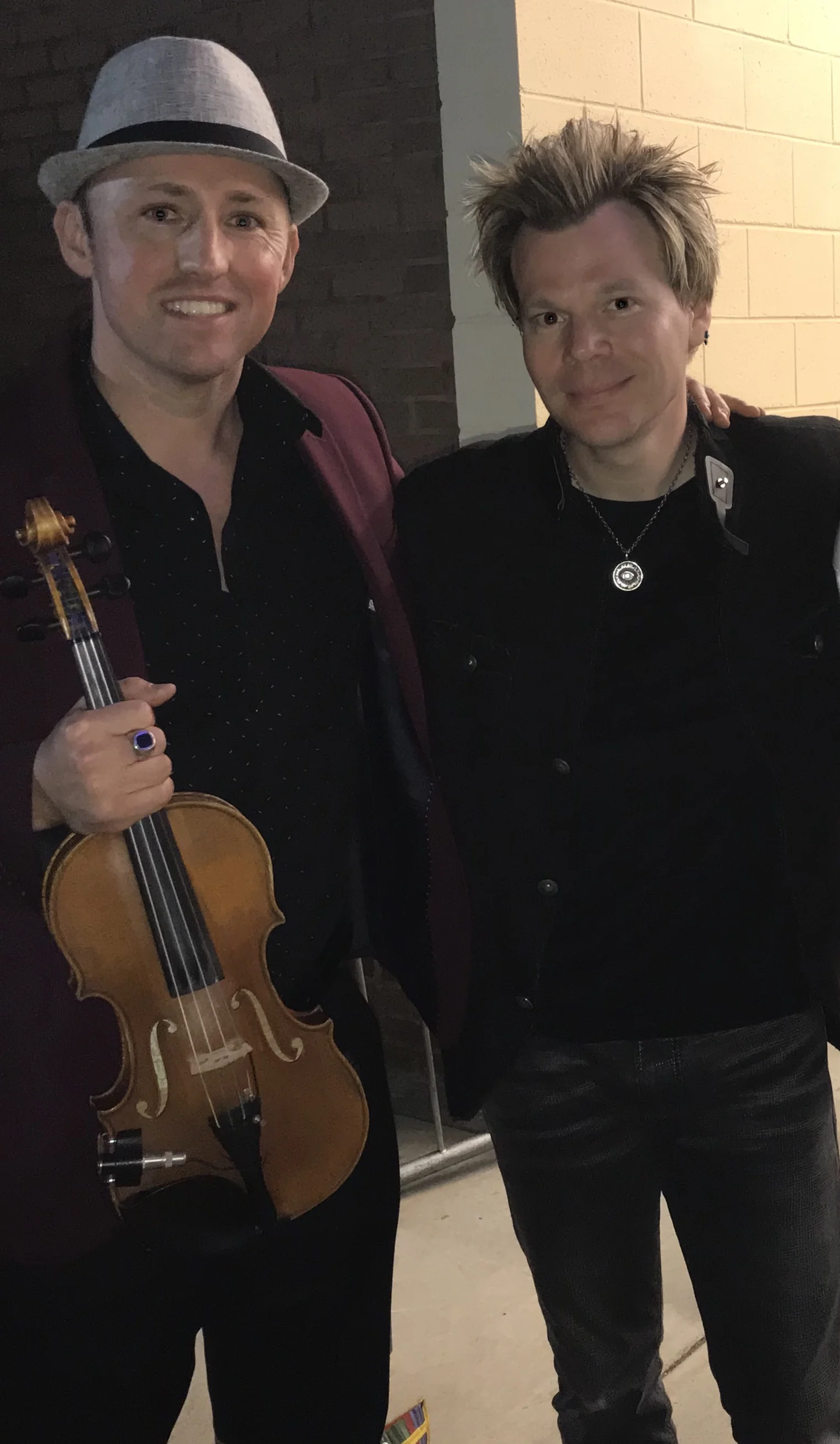 Photo of Josh Vietti and Brian Culbertson at the Wolf Creek Jazz Festival in Atlanta, Georgia