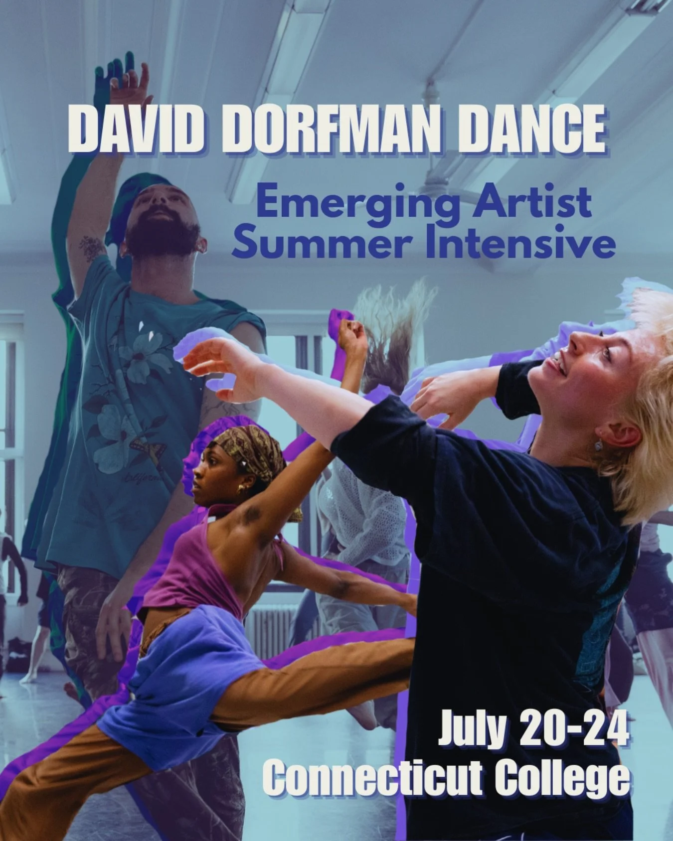 SUMMER INTENSIVE REGISTRATION IS LIVE‼️ Come groove &amp; create with us July 20-24 at Connecticut College🕺

$450 early bird rate until May 31
$550 afterward

Check out the link in our bio for more info and to register. Email corinne@daviddorfmandan