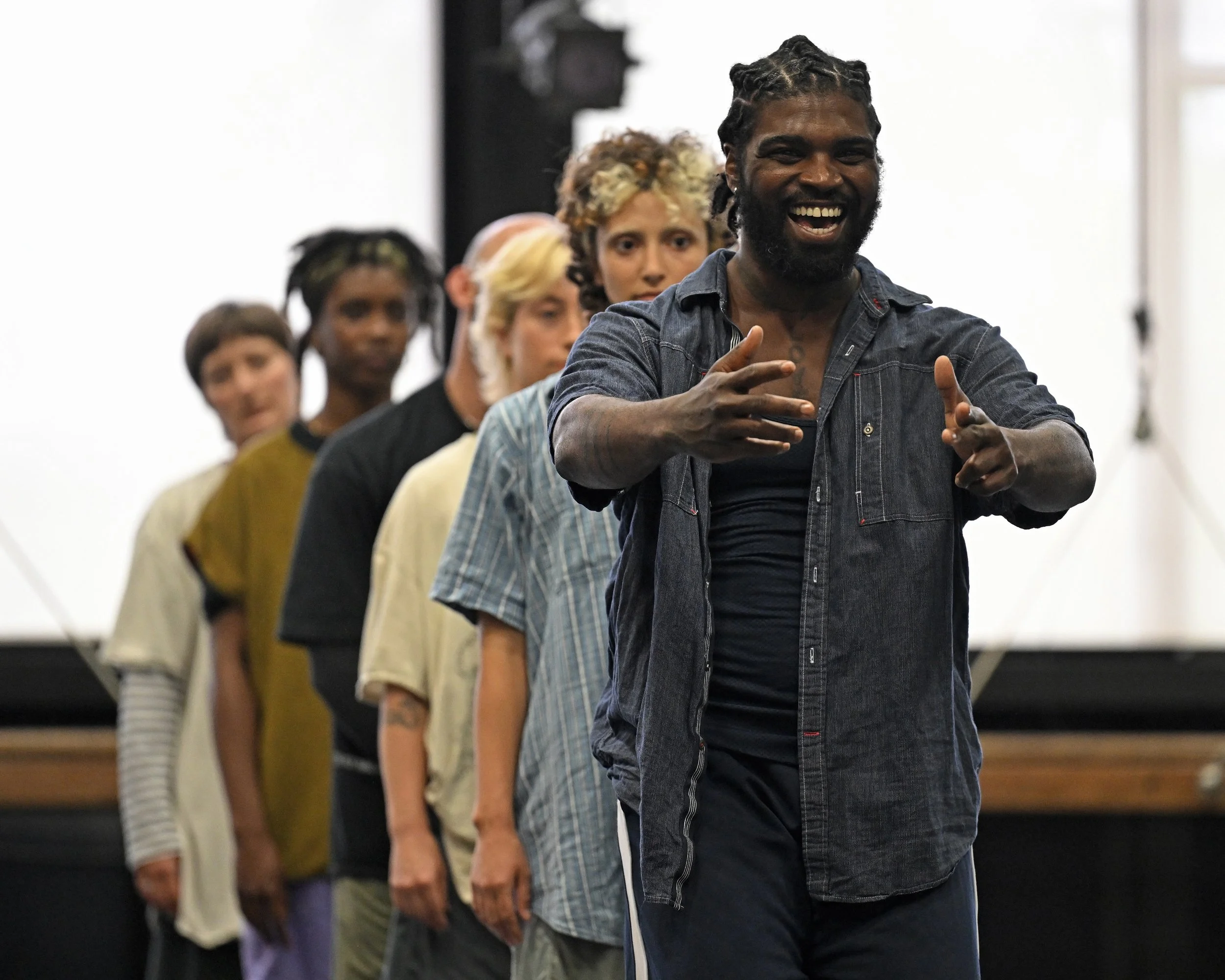 We are currently in the creation phase for The Front Line, a new dance/music/theater work that will premiere in Summer 2027 @amerdancefest!

The Front Line is set in a middle school gymnasium turned polling site for an imagined Election Day 2040. The