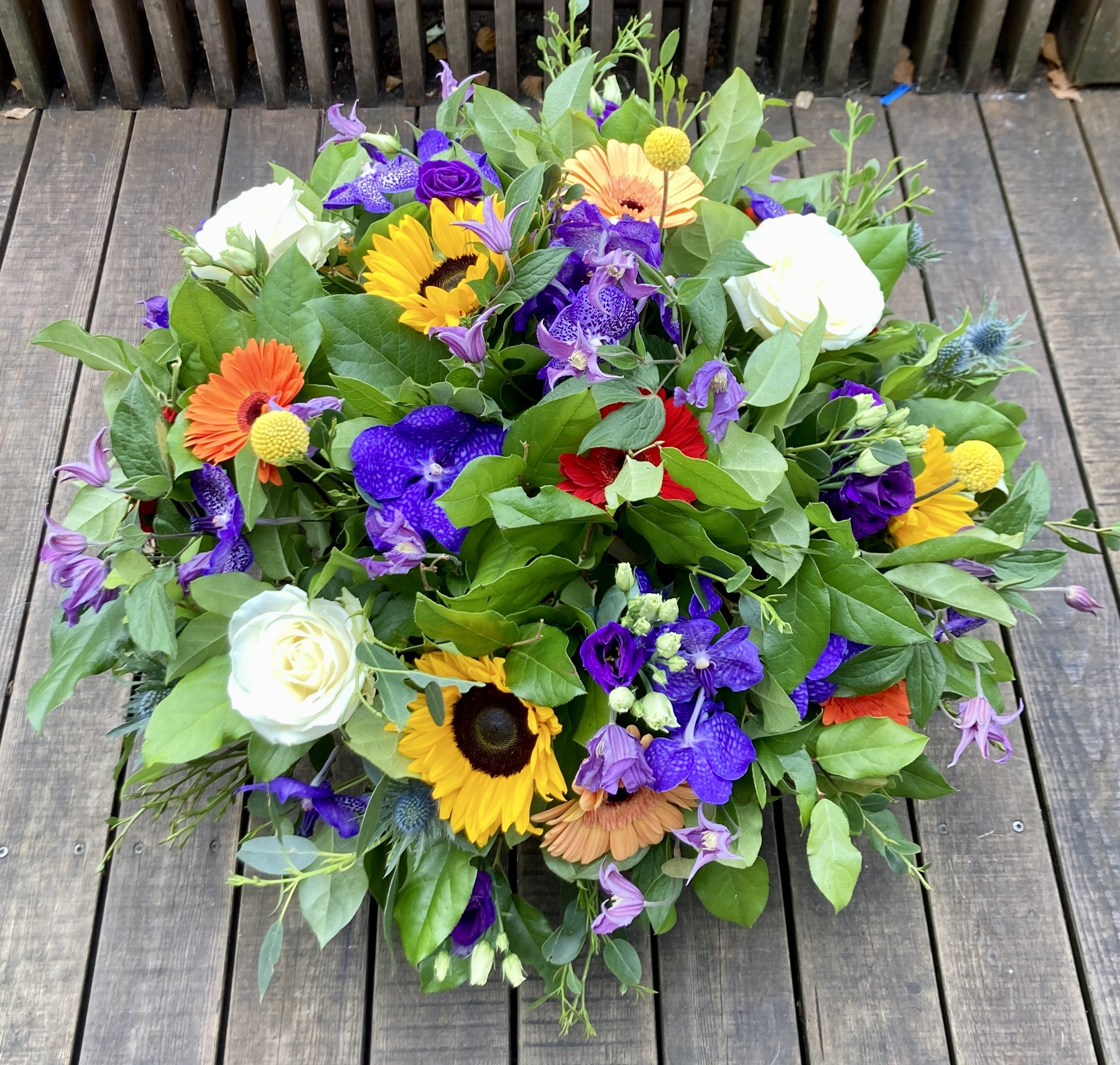 Funeral flowers pose for delivery in Cork City