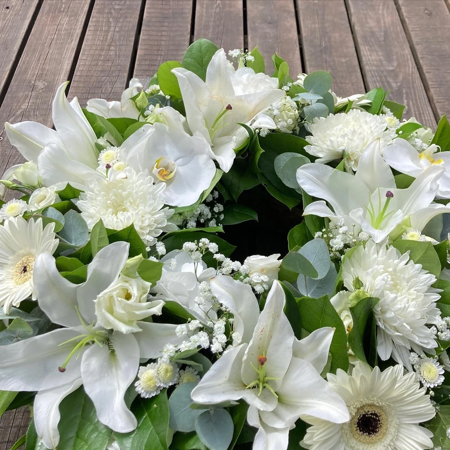 Funeral flower wreath for delivery in Cork City