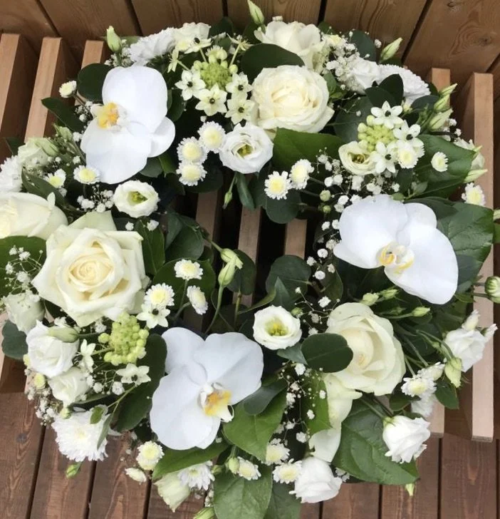 Funeral flower wreath for delivery in Cork City