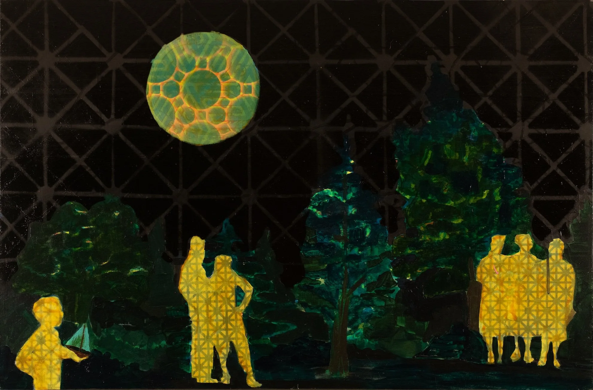 Full Moon in The Garden