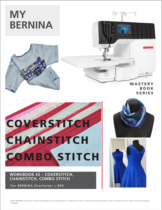 My BERNINA L 890 Overlocker Basics Mastery Workbook: Part 2