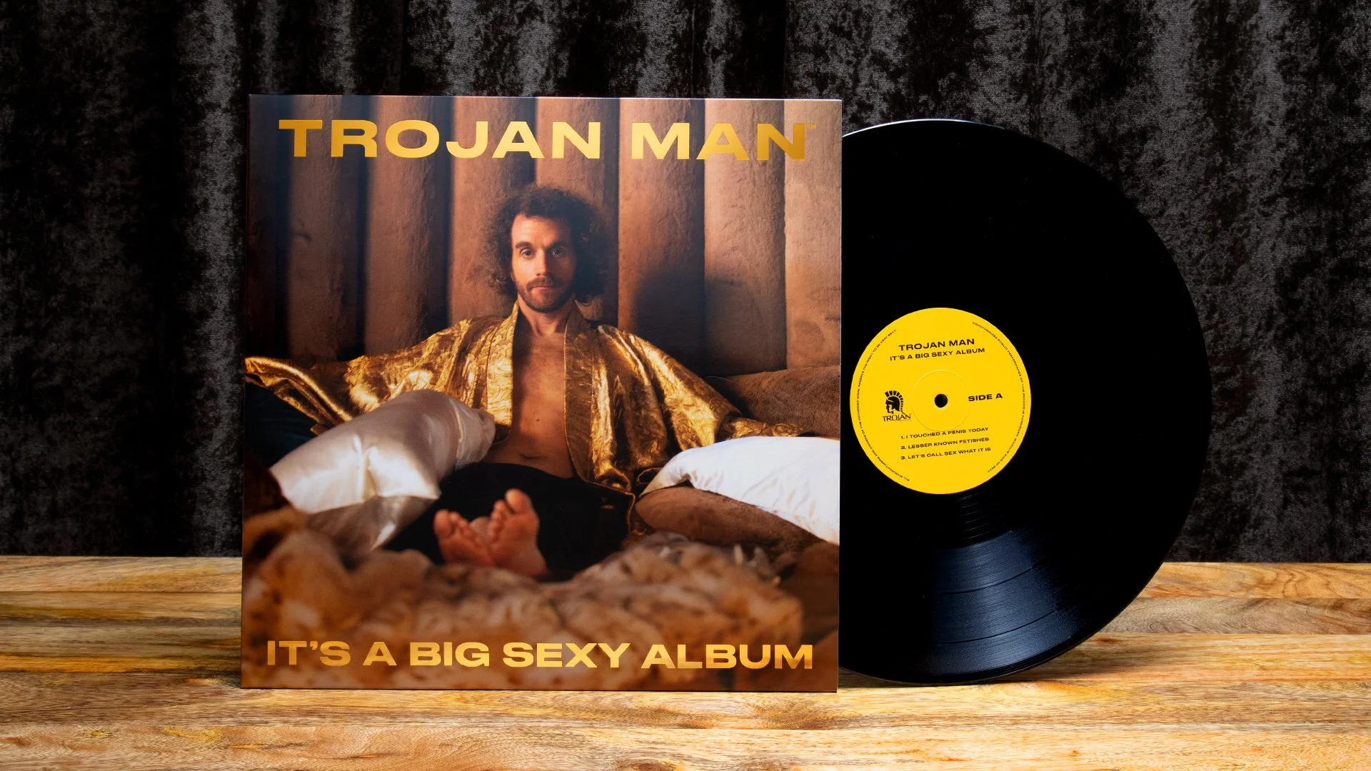  The songs are legitimately good and funny, and you can stream them on Spotify  here .   NSFW and probably NSFH either if you have kids around. 