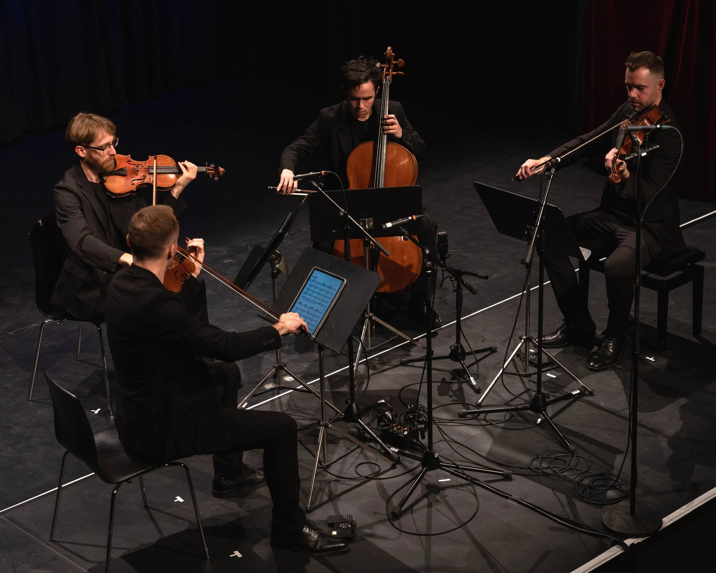 Feldman Violin and String Quartet (JACK and Keir GoGwilt)