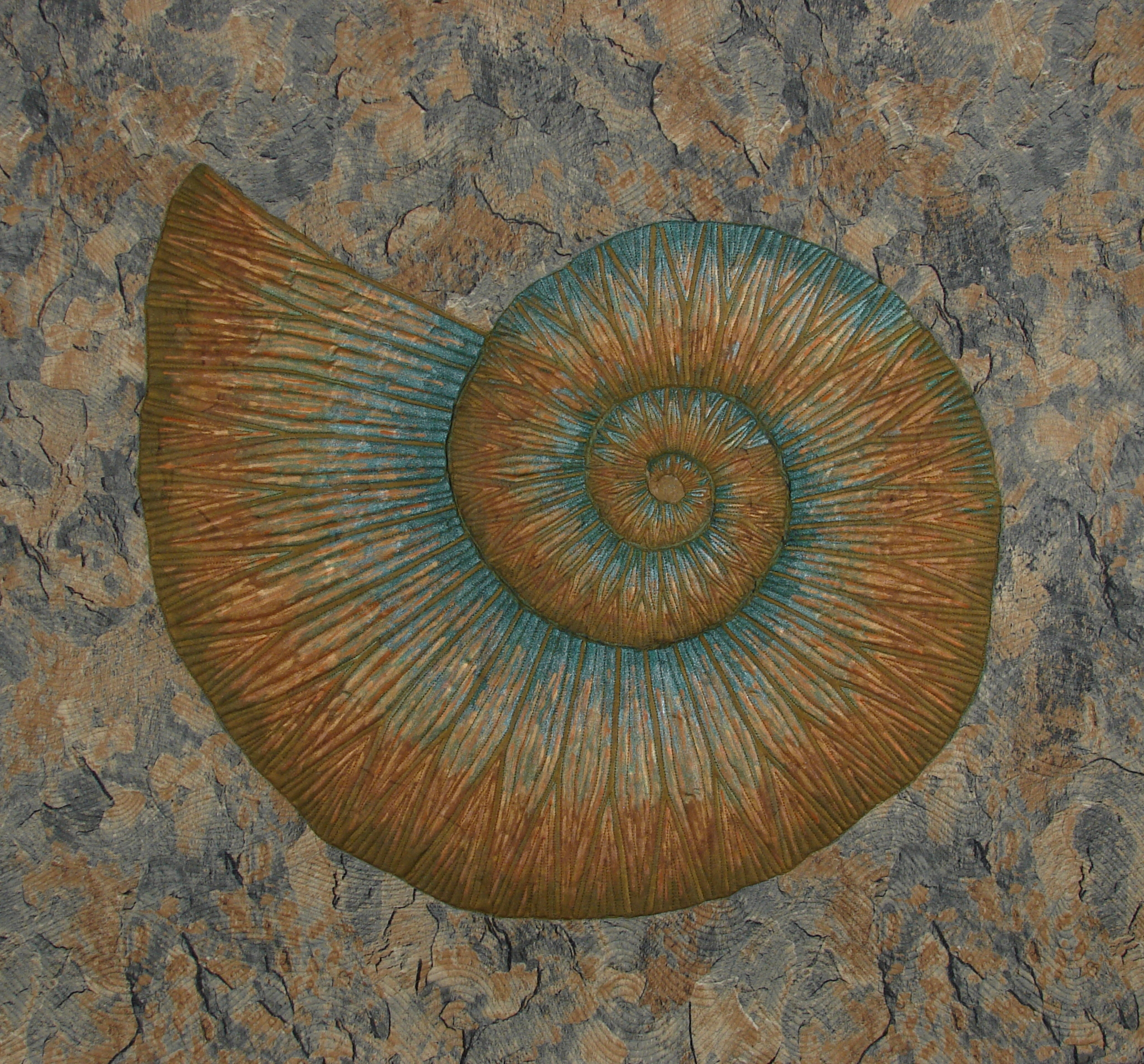 Ammonite in Marble II