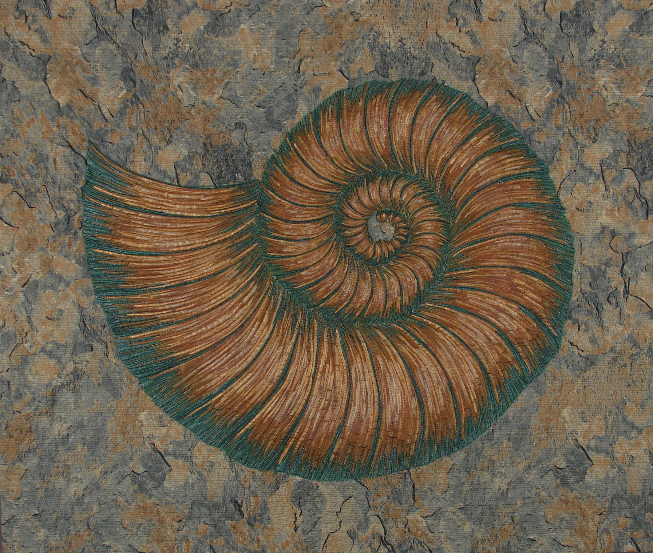 Ammonite in Marble III