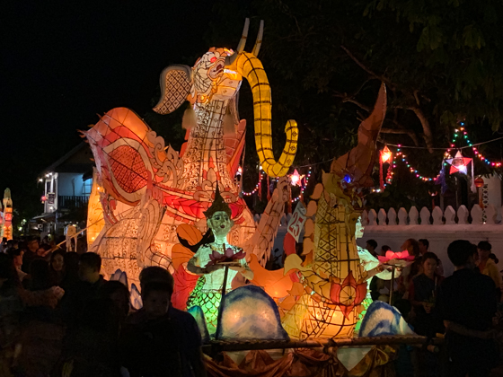 Fireboat Parade by Candle Light