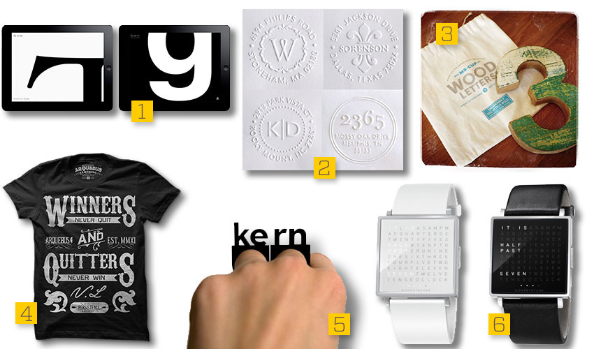 Typography Accessories for Summer