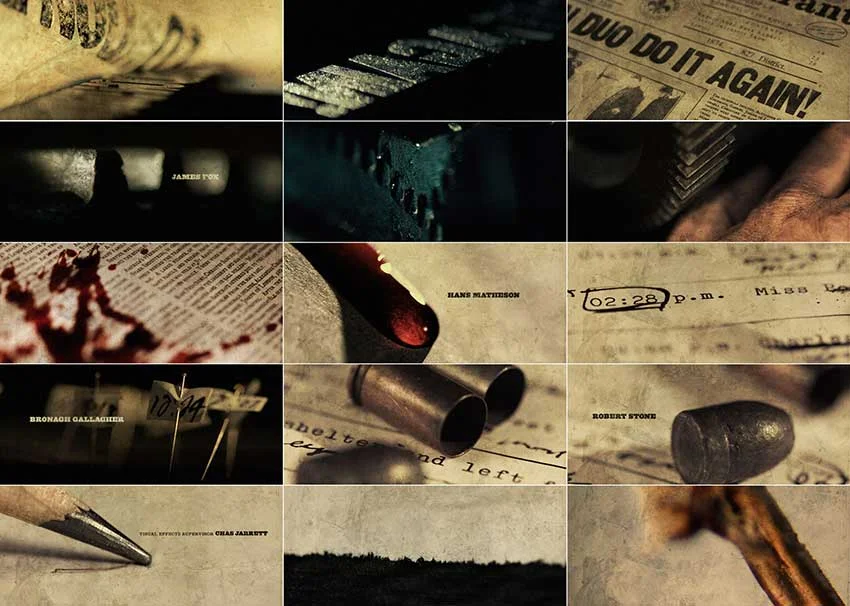 Early Sherlock Holmes printing press storyboard concept