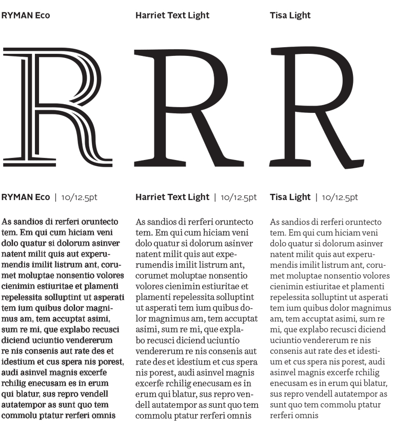 Ryman comparison