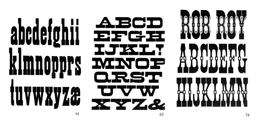 Rob Roy Kelly Wood Type