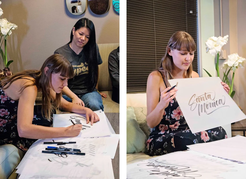 Gemma O'Brien brush lettering