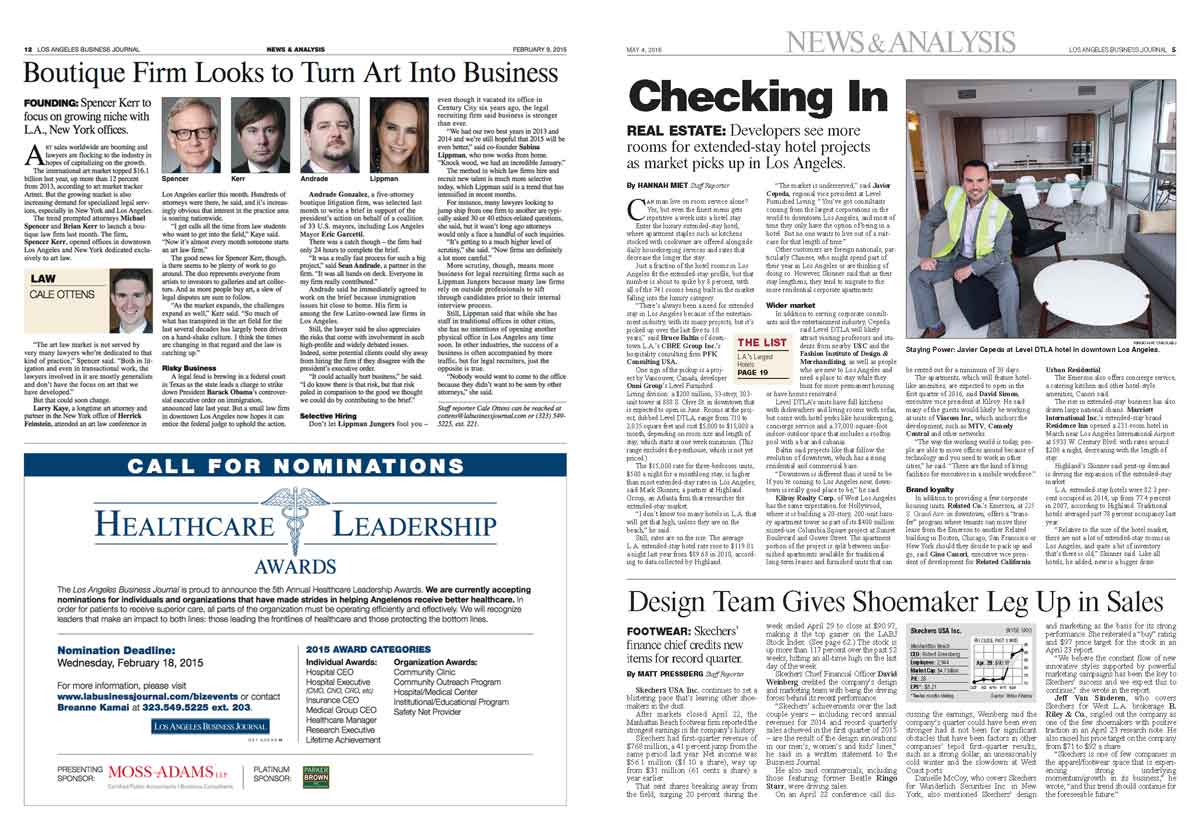 Los Angeles Business Journal image copyright LA Business Journal