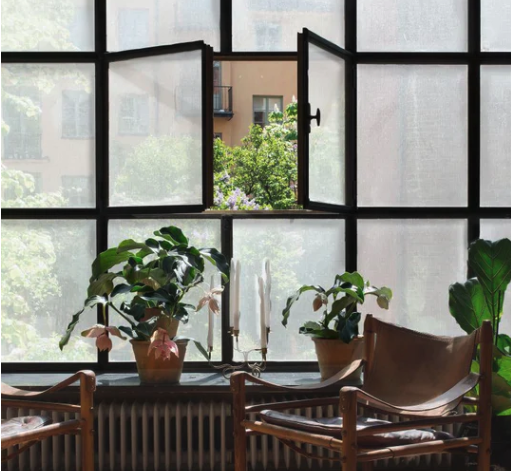 ONE WAY PRIVACY - LINEN LOOK