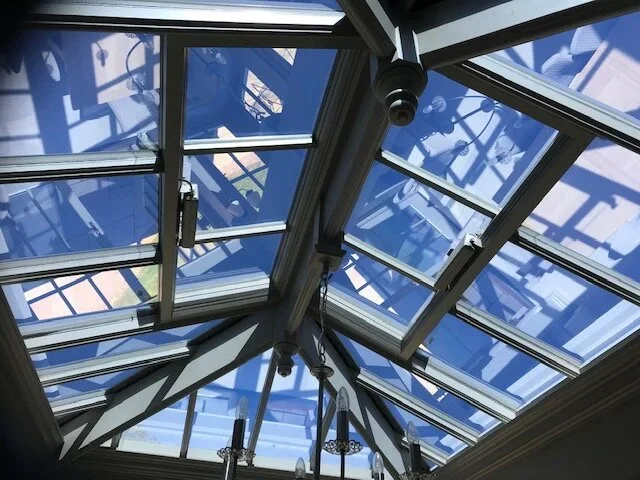 Platinum Privacy Window Film for Roof light in Conservatory