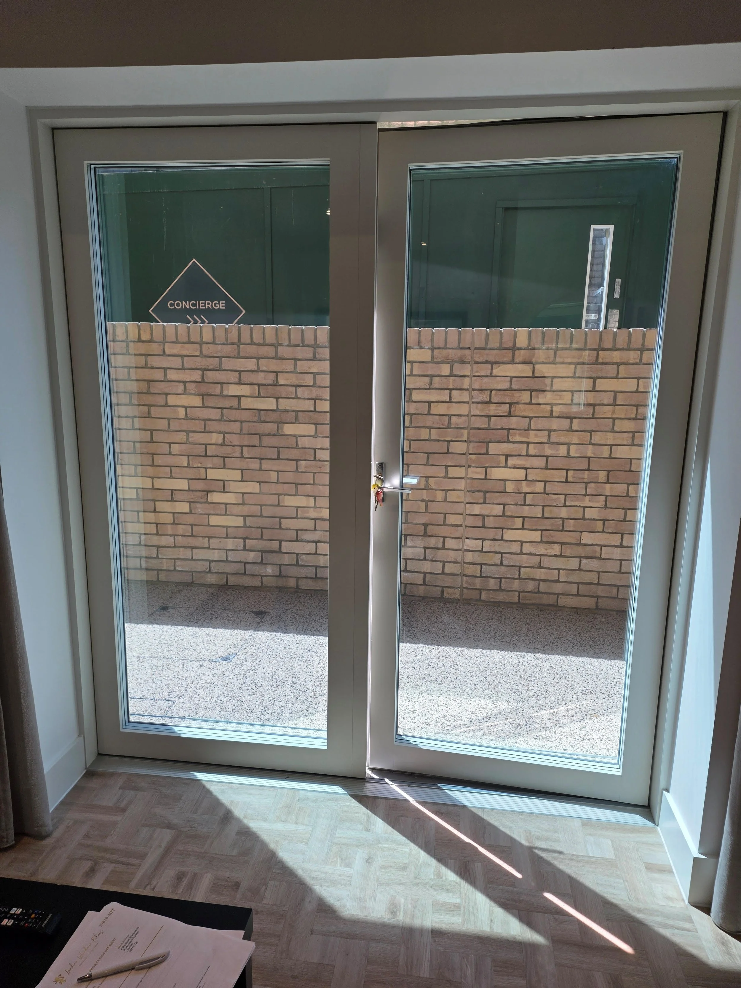 Platinum Privacy Medium Window Film - Internal View