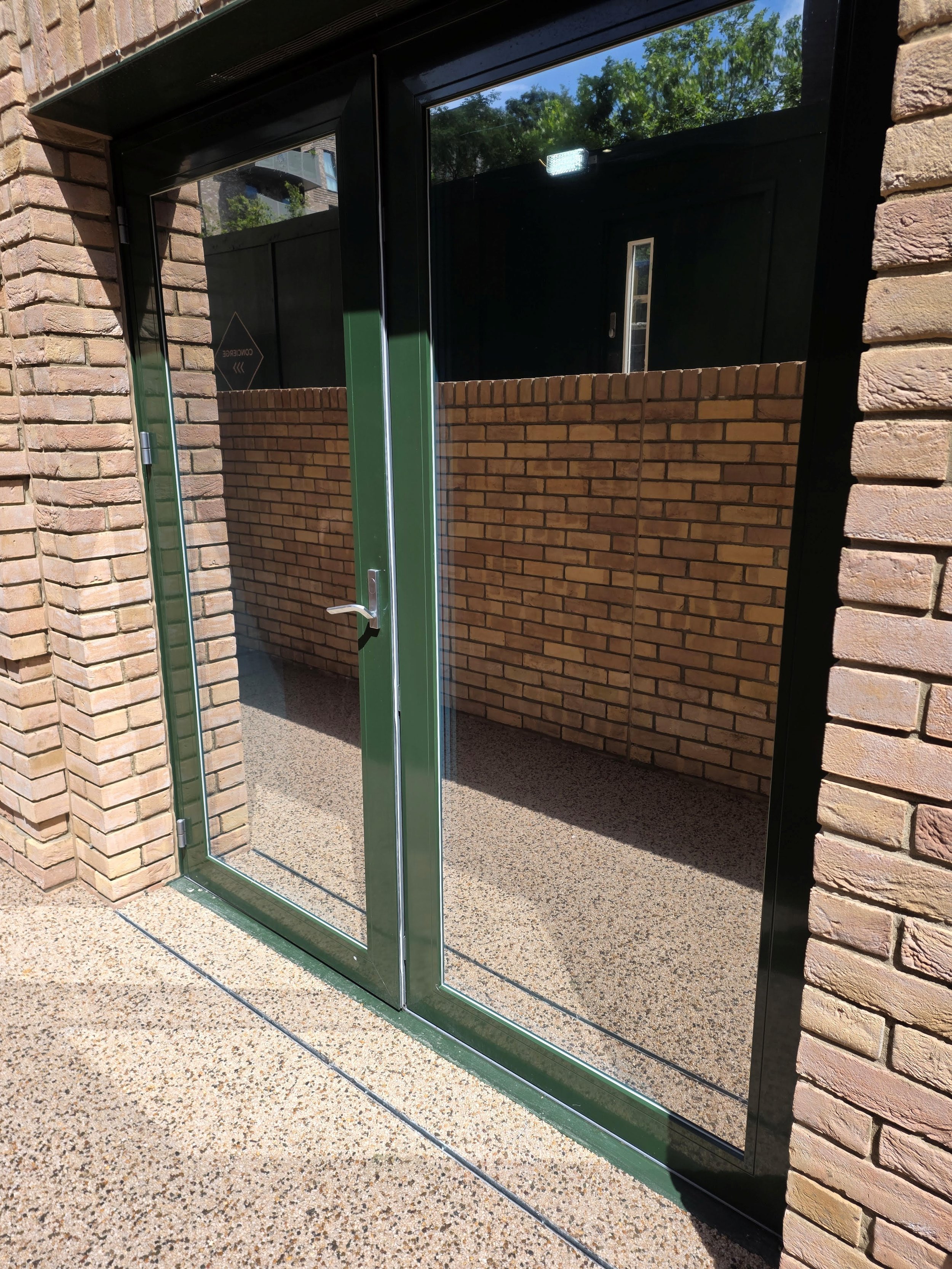 Platinum Privacy Medium Window Film - External View