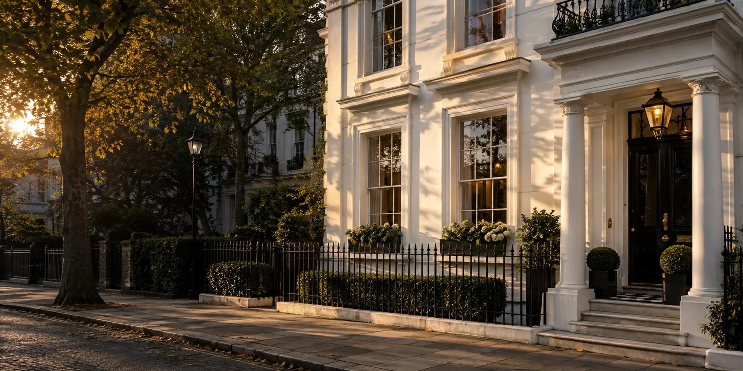 Elegant London glazing and architectural facade