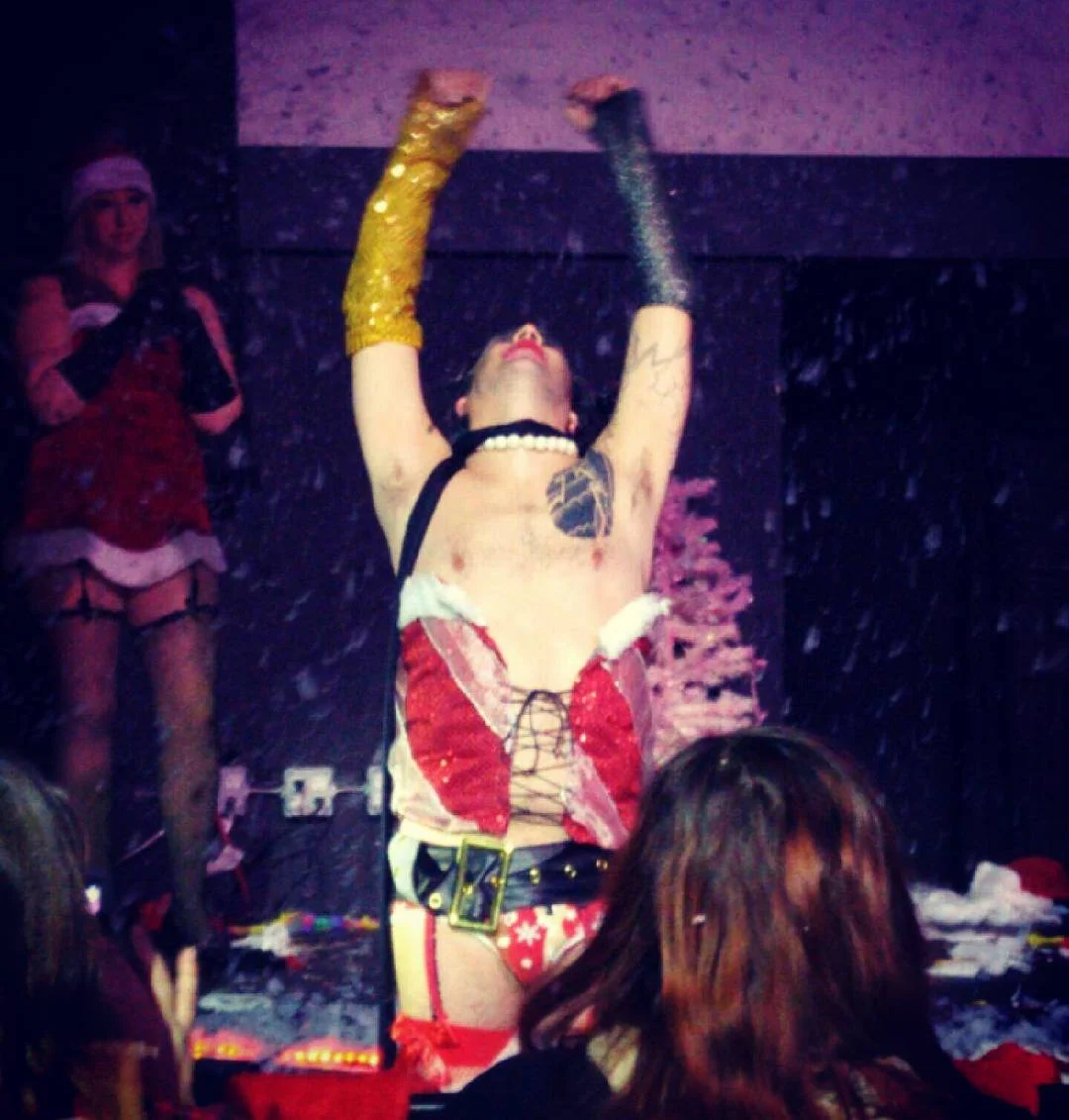 SNOWING INSIDE THE MADISON THEATRE 2015