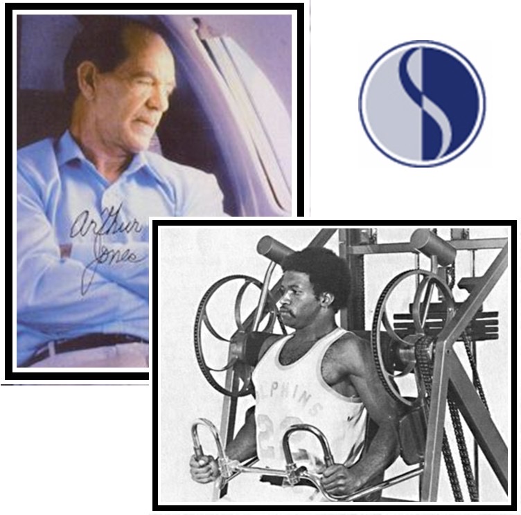 Arthur Jones and his original pullover machine.
