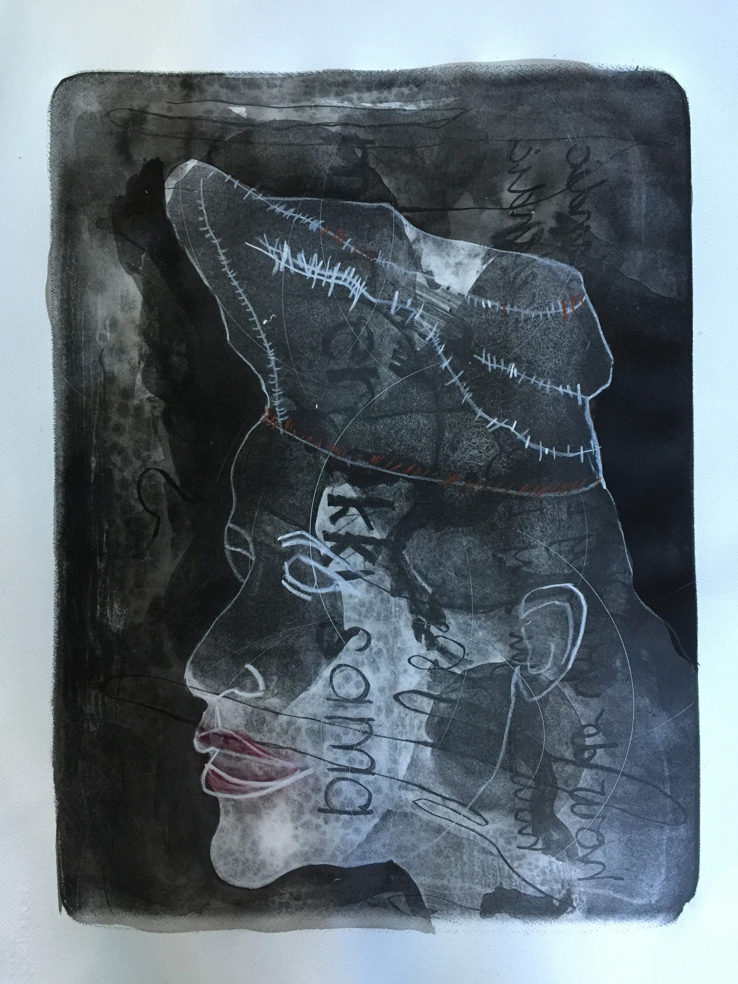 Girl in the Bark Hat II.JPG