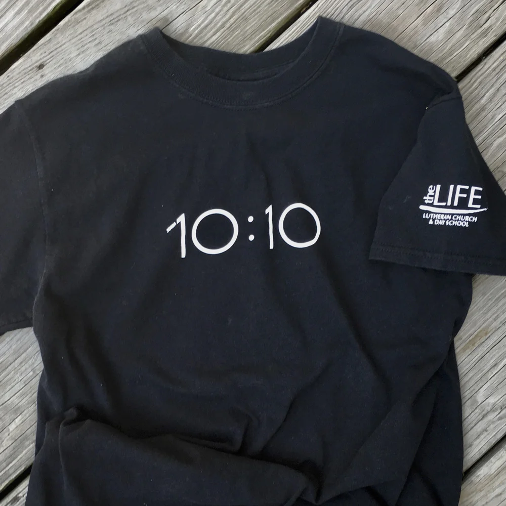 John 10:10 Shirt Black