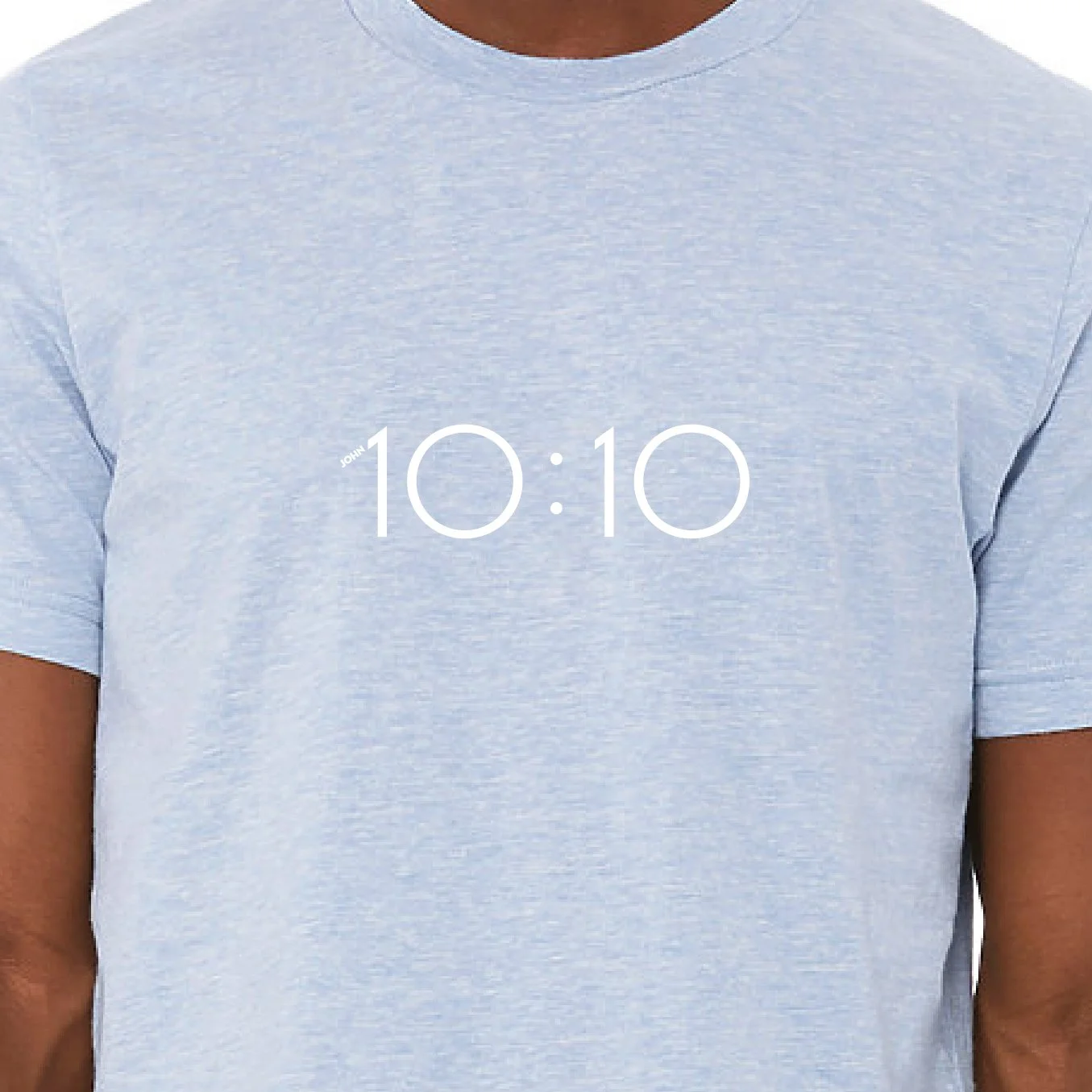 John 10:10 Shirt Blue