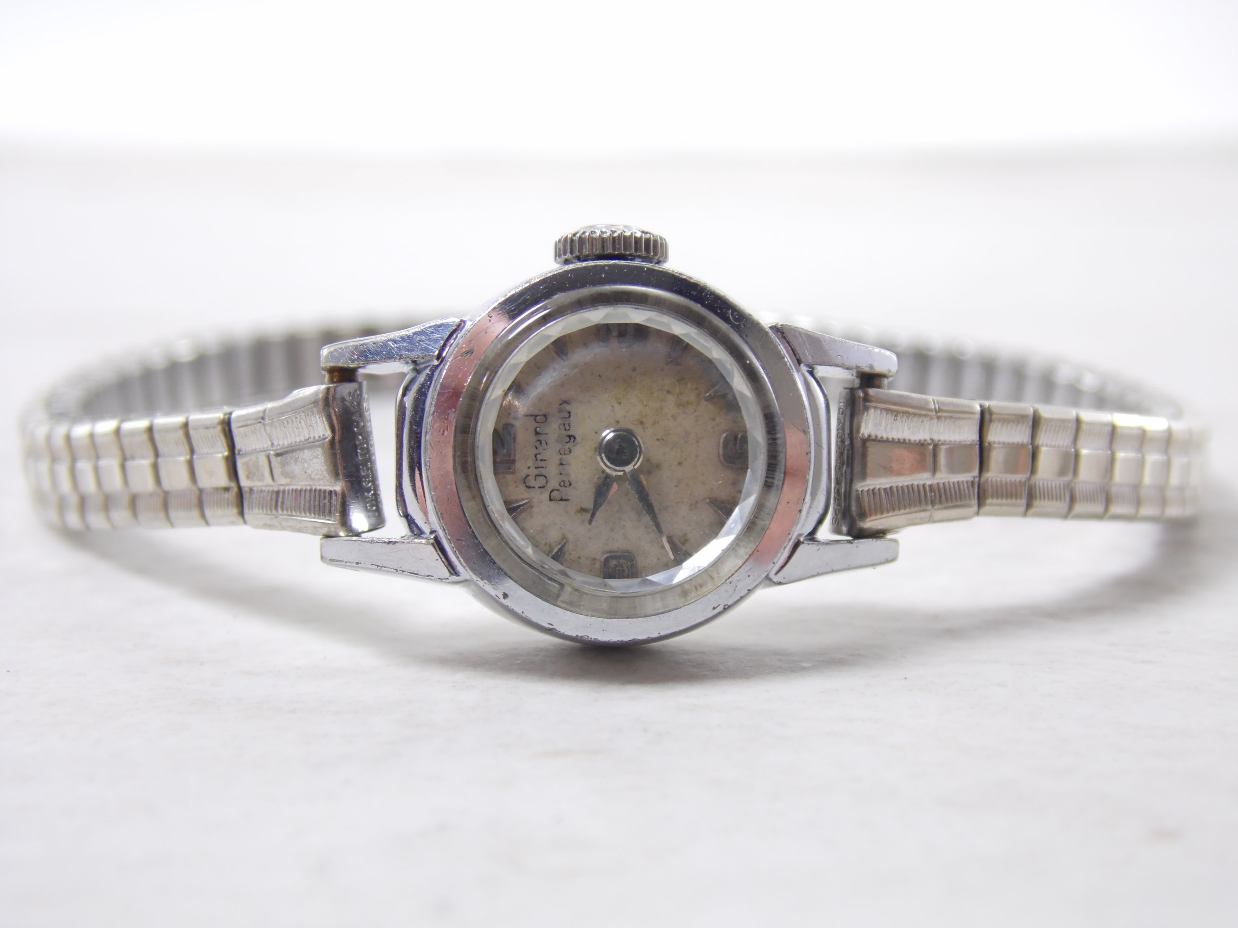Vintage 1958 Girard Perregaux 17 Jewels 10K GF Womens Swiss Mechanical Windup Watch 