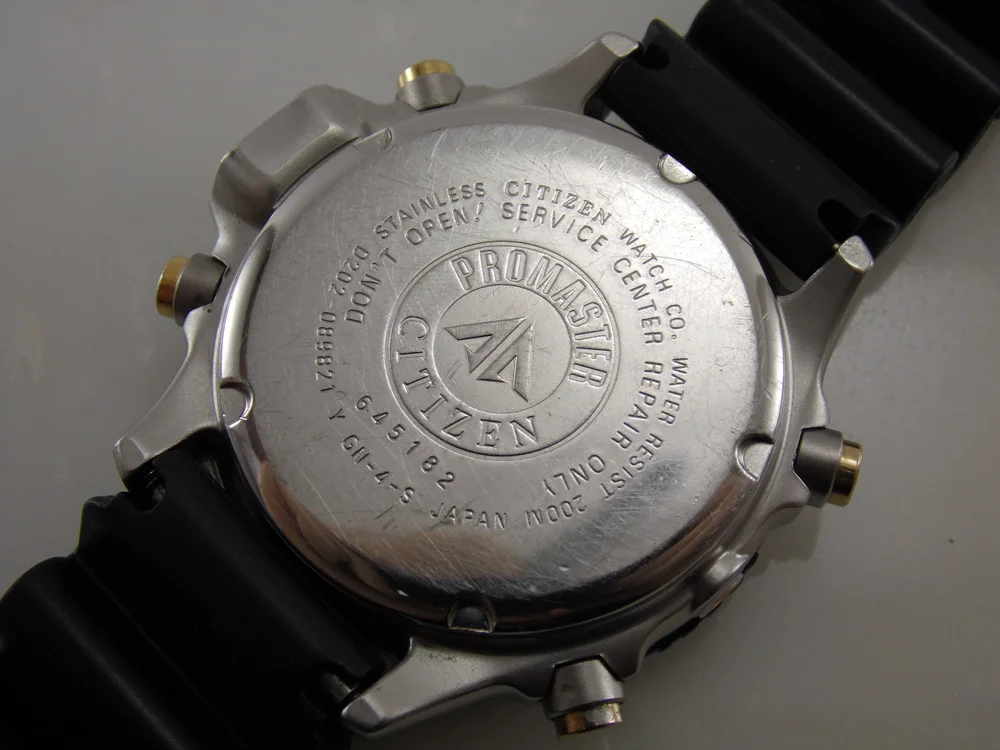 Rare Vintage Citizen Promaster D202-089821 Digital LCD Mens Diver