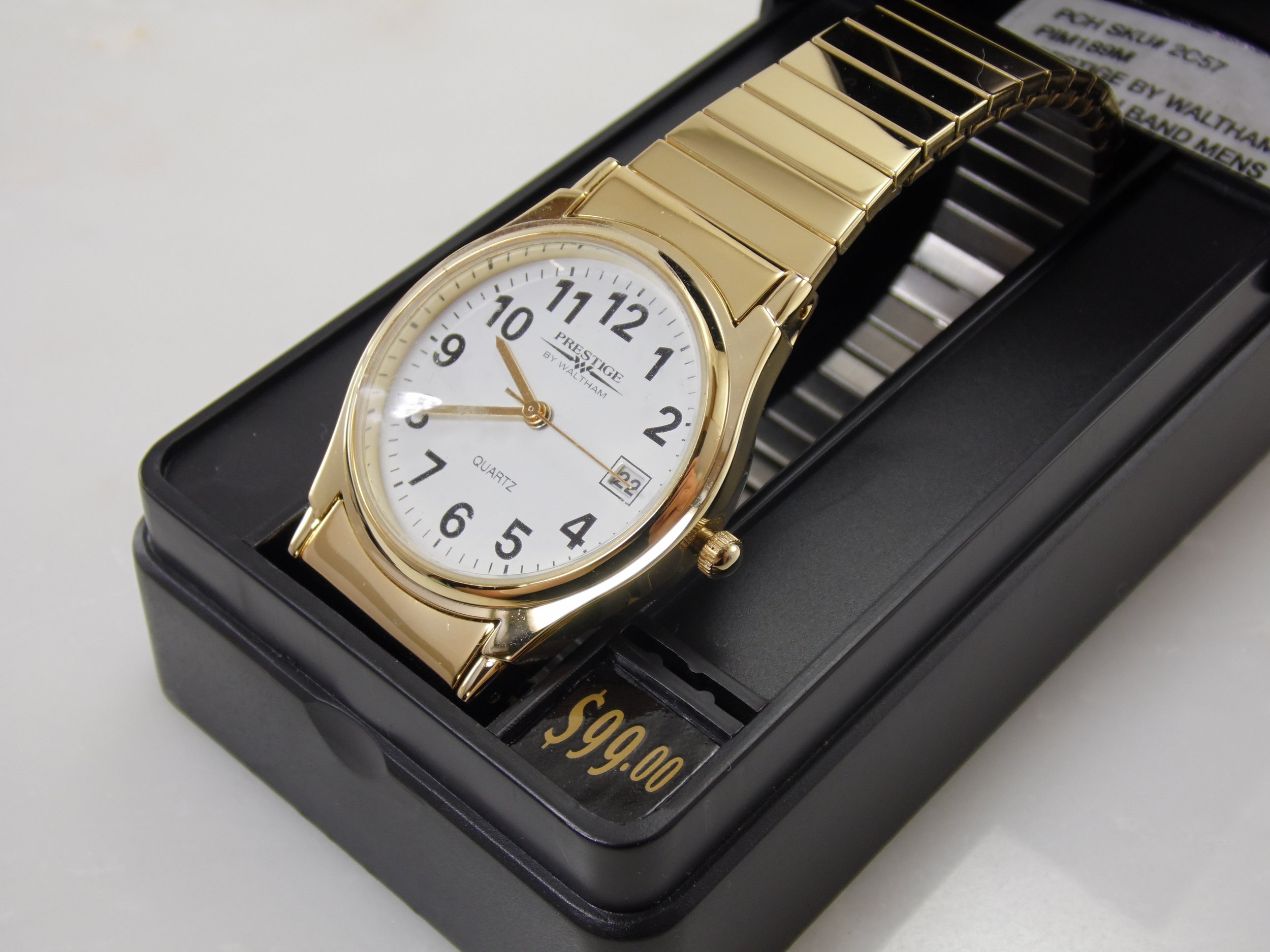 Vintage Prestige by Waltham Mens Watch New in Box Never Been Worn