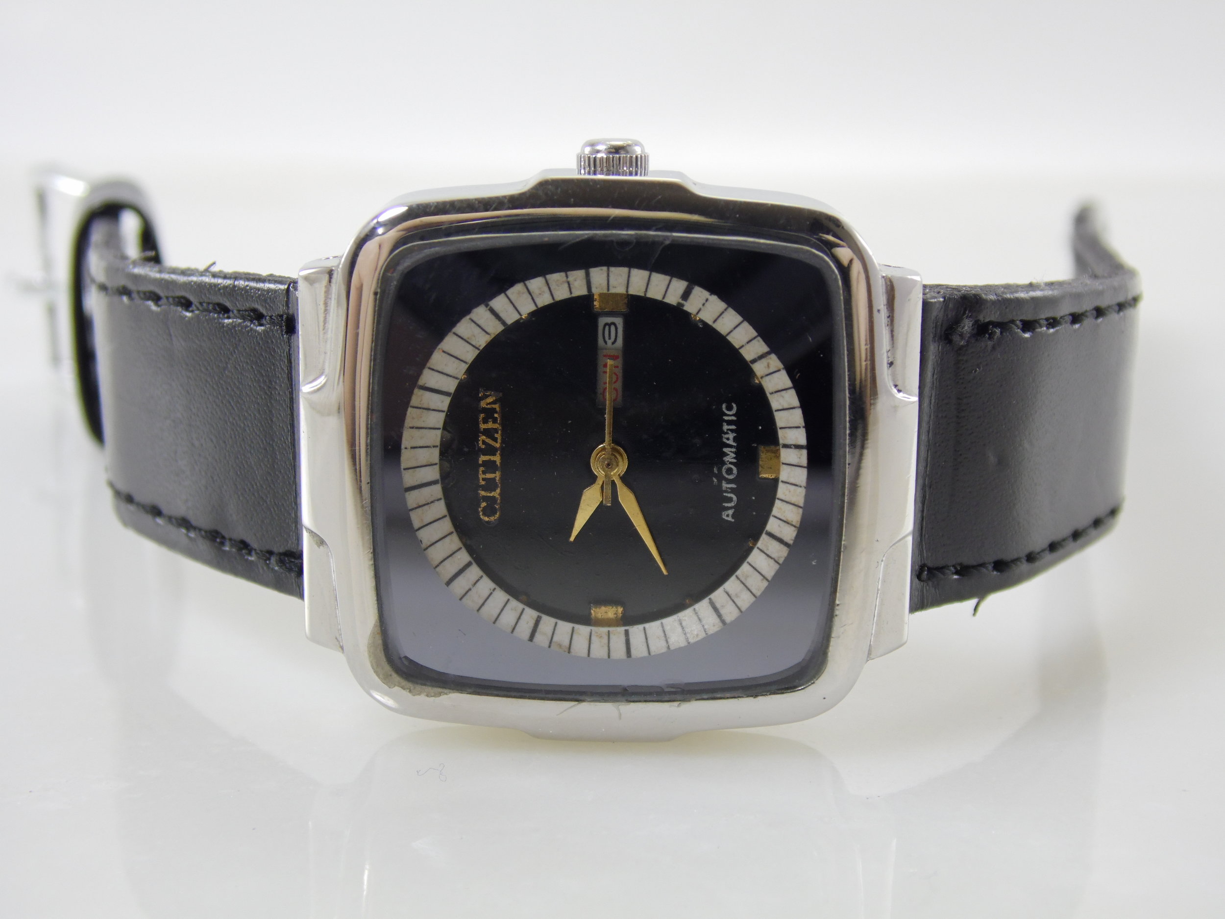 Rare Vintage Mens Citizen Automatic 21 Jewels Watch 6650A