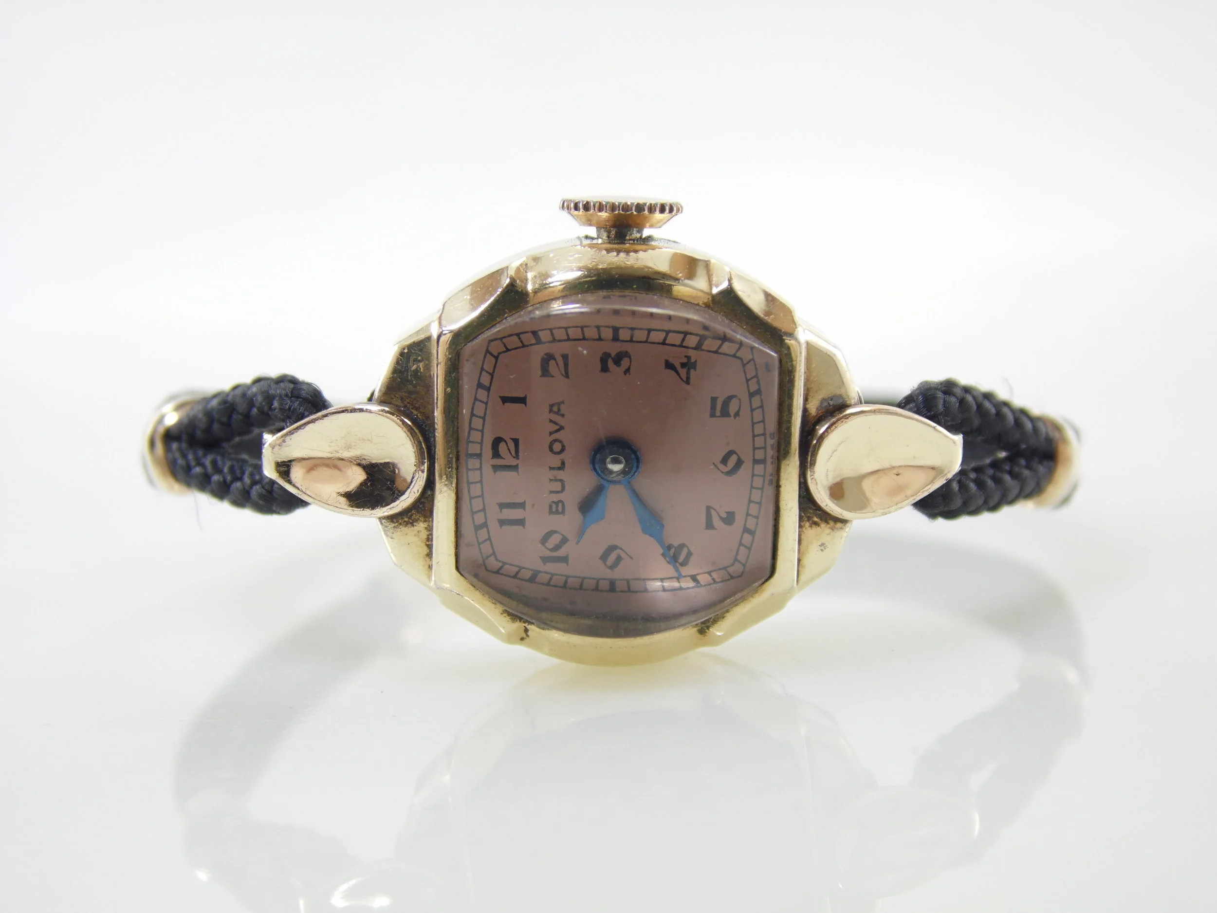 Vintage Womens Bulova 17 Jewels Mechanical Windup Swiss Watch 6AH