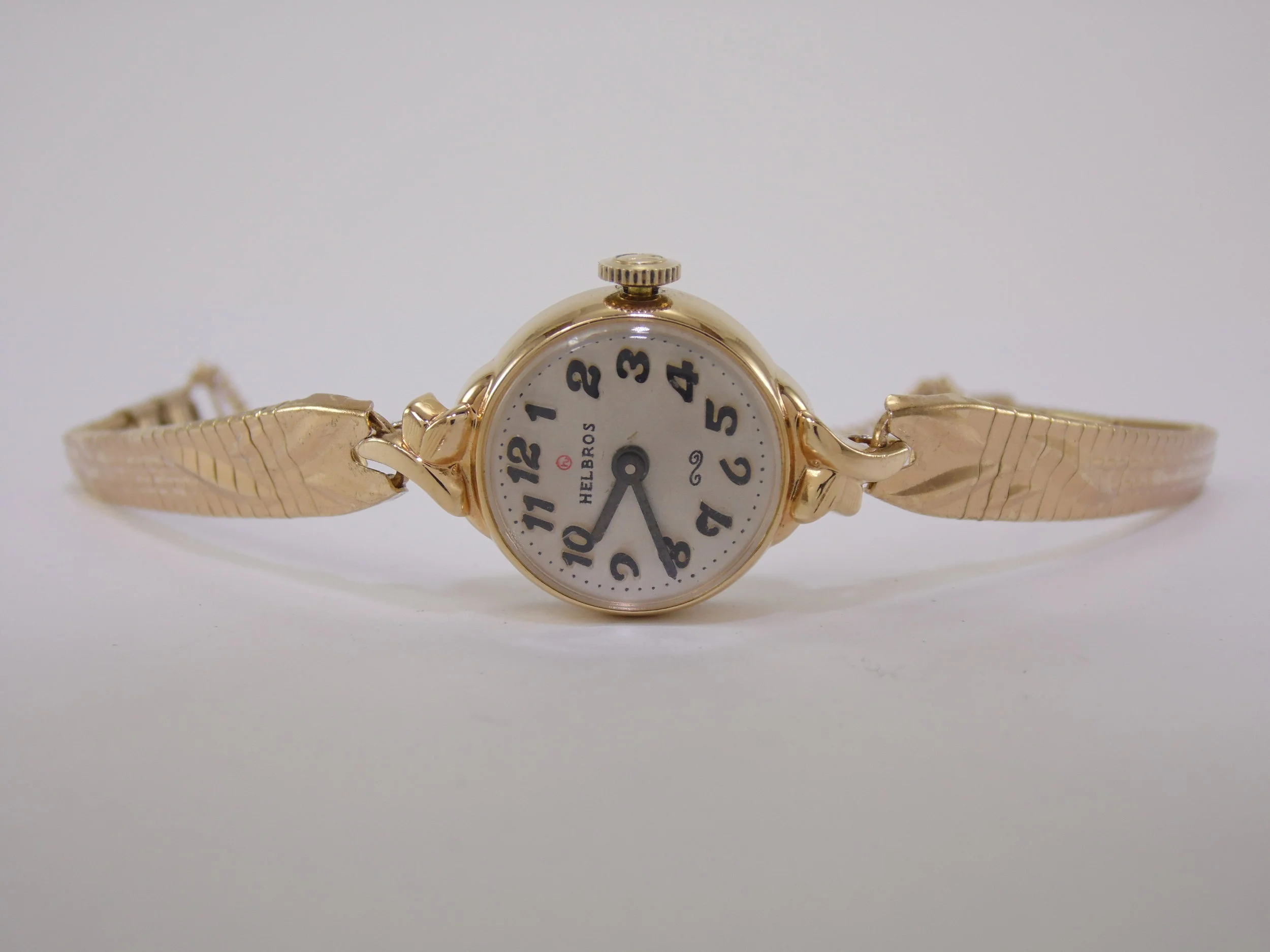 Vintage Helbros 17 Jewels Mechanical Windup Swiss Womens Watch 