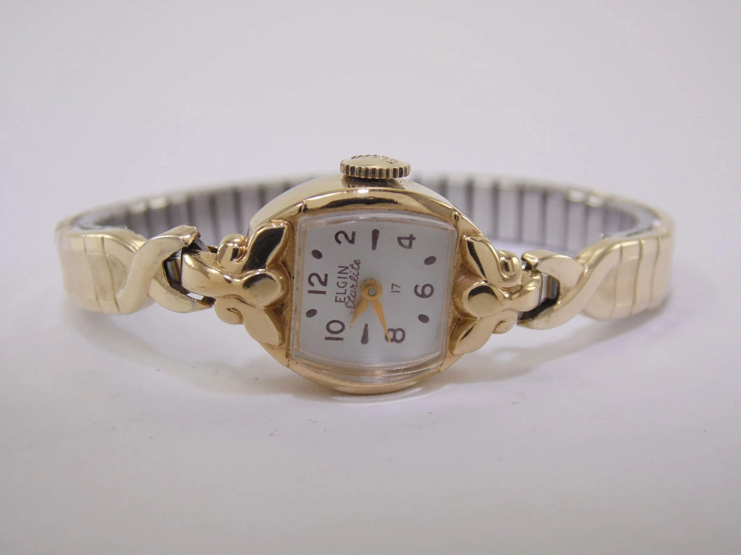 Vintage Elgin Starlite 17 Jewels Mechanical Windup Womens Petite Watch