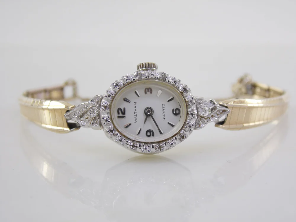 New Walthum W bling watch in polished stainless steel Bling Watch – Jewelry Buzz Box main image 2